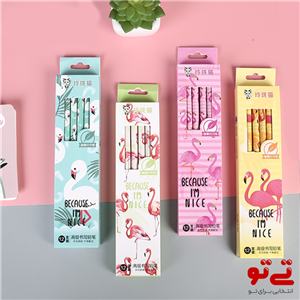 مداد 12 عددی طرح فلامینگو مدل 2018