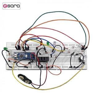 کیت مونتاژ شده سرگرمی RGB LED با آردوینو مدل AT002 AT002 RGB LED Arduino Assembled Kit