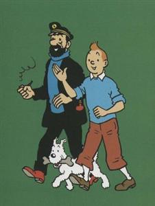 دفتر یادداشت بی خط تن تن (کوچک، سبز)