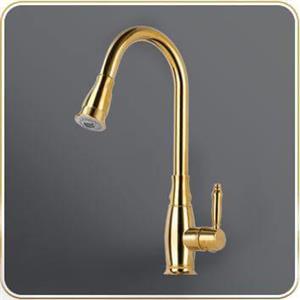 شیر سینک ظرفشویی شاوری طلایی سیتکو کد 3016