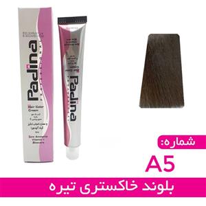 کرم رنگ مو بلوند خاکستری تیره کد A5 پادینا 100 میلی لیتر