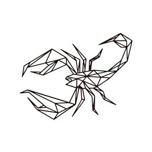 تابلو مینیمال رومادون طرح عقرب کد 1857