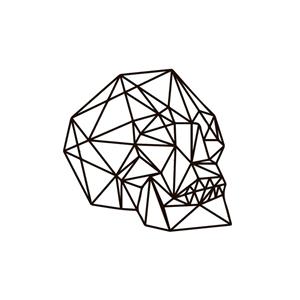 تابلو مینیمال رومادون طرح اسکلت کد 1872