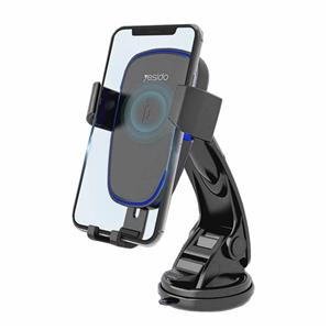 پایه نگهدارنده و شارژر بی سیم گوشی موبایل یسیدو مدل C35 Yesido C35 Phone Holder and wireless charger