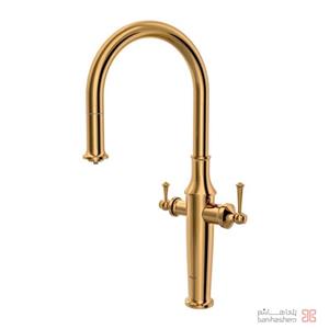 شیر ظرفشویی دومنظوره کسری مدل اسپوزا طلایی