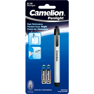 چراغ قوه کملیون مدل Aluminium Penlight کد DL2AAAS Camelion Aluminium Penlight DL2AAAS Camping Flashlight
