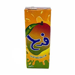 آبمیوه پاکتی با طعم انبه عمان فرح 200 میلی لیتر