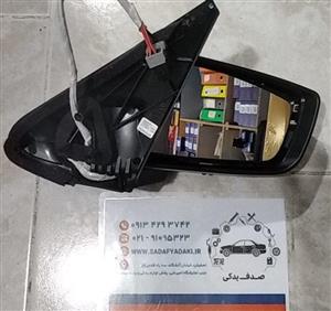 آینه برقی چپ تاشو دستی با گرمکن با راهنما و واشر لاستیکی پژو پارس ایساکویی