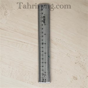 خط کش طلقی20سانت دسته دار