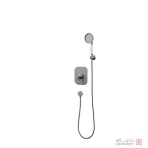 شیر حمام توکار کسری مدل ناپل تیپ 2 کروم مات