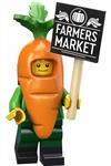 71037 Minifigure Series 24 - 4 Carrot Mascot لگو  LEGO DFN7103704