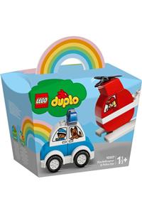 هلیکوپتر آتش نشانی و ماشین پلیس Duplo 10957 لگو LEGO LG2007 