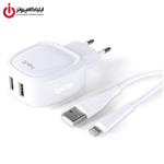 شارژر دیواری هویت مدل ST813 با کابل Lightning                                         Havit ST813 Wall Charger With Lightning Cable