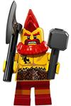 Minifigure Series 17 - 71018 - Battle Dwarf لگو مردانه|زنانه LEGO dwarf