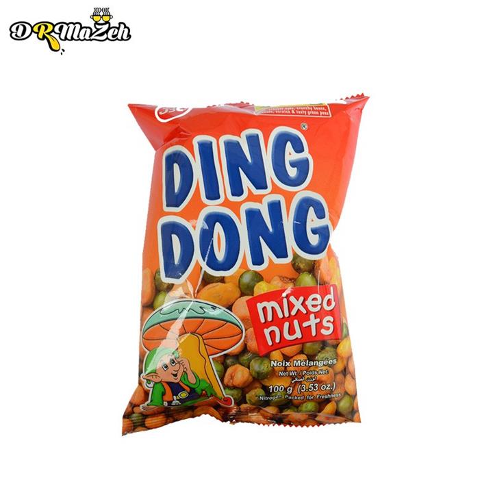 قیمت و خرید آجیل مخلوط مغزها دینگ دونگ DING DONG با طعم ساده