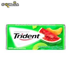 آدامس تریدنت با طعم هندوانه Trident تعداد 18 عددی