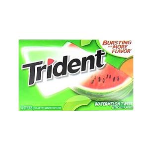 آدامس تریدنت با طعم هندوانه Trident تعداد 18 عددی