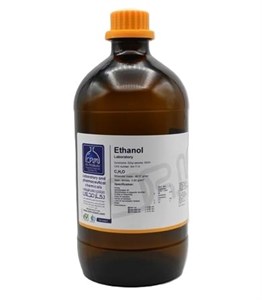 اتانول 96 درصد گرید Extra Pure یک لیتری بطری شیشه‌ای دکتر مجللی