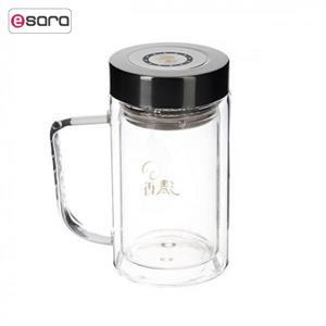 لیوان دمنوش ساز مدل SHUI JING ظرفیت 325 میلی لیتر SHUI JING  Herbal Tea Maker Vacuum Glass 325ml