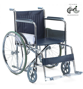 ویلچیر مکانیکی ساده استیل مدل wheelchair FS809