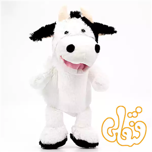 عروسک نمایشی گاو موزیکال پاگز ات پلی Cow Hand Puppet ST-PAP34