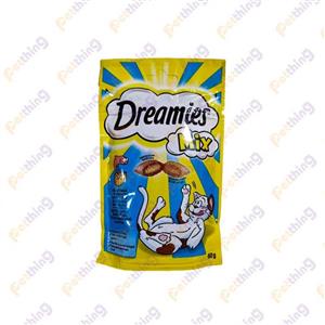 غذای تشویقی گربه دریمز مدل Snack With Salmon and Chese وزن 60 گرم