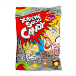 آبنبات ترش پالازی مدل xtreme sour candy طعم توت فرنگی - 18 گرم