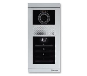 پنل تصویری چهار واحدی Touch key کارتخوان سیماران مدل فرداد
