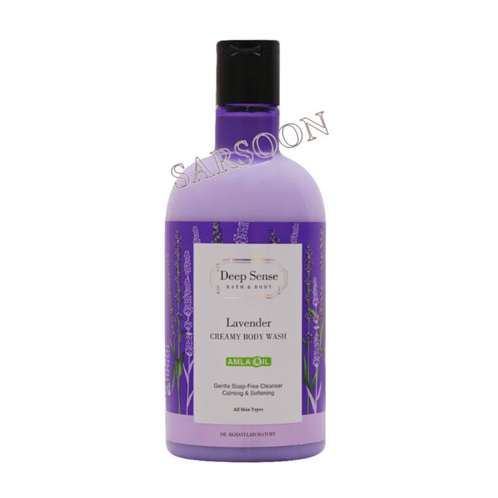 شامپو بدن دیپ سنس مدل lavender حجم 400 میل