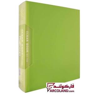 کلیر بوک 100 برگ پاپکو قاب دار مدل شفاف کد A4-100T