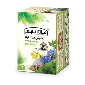 دمنوش گیاهی هفت گیاه فان تایم بسته 14 عددی Fun Time 7Herbs Mix infusion teabags pieces 