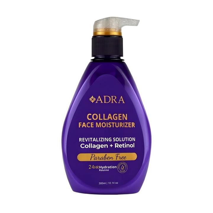 کرم آبرسان آدرا حاوی کلاژن و رتینول حجم 300 میلی لیتر