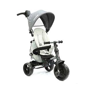 سه چرخه کودک کیکابو با سایبان رنگ طوسی مدل Kikka Boo Giovi کد 31006020144