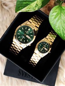 ست ساعت مردانه و زنانه سویستون ضدآب موتور ژاپن رنگ ثابت کد 2115130