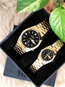 ست ساعت مردانه و زنانه سویستون ضدآب موتور ژاپن رنگ ثابت کد 2115127