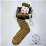 جوراب شلواری پنتی زنانه پاییزی گندمی سدری