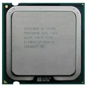 پردازنده مرکزی اینتل سری Dula Core Duo 2 مدل E5400 (نو - تری)