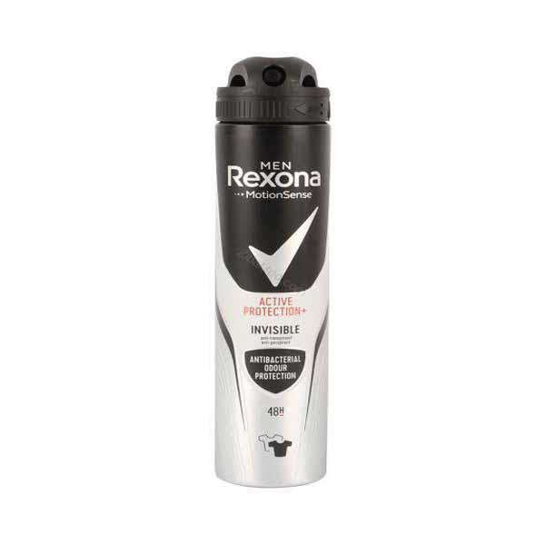 اسپری رکسونا Rexona مردانه مدل Active Protection Invisible حجم 150 میل