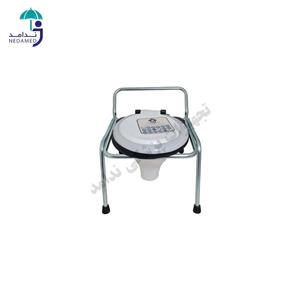 توالت ساده لوکس گالوانیزه با قیف کوتاه