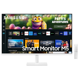 مانیتور سامسونگ 32 اینچ مدل M5 LS32CM501 سفید رنگ Samsung M5 LS32CM501 32inch FHD Smart Monitor