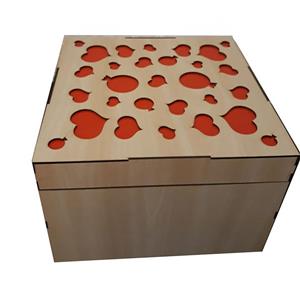 جعبه هدیه طرح قلبی