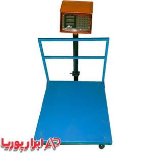 باسکول 500 کیلویی محک محافظ دار کفی 70*70 به همراه یک سال ضمانت