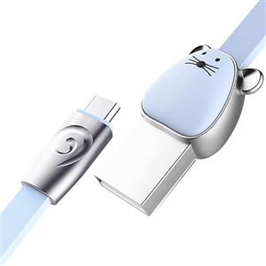 کابل تبدیل USB به MicroUSB راک اسپیس مدل Rat طول 1 متر 