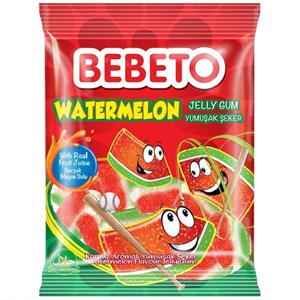 پاستیل شکری هندوانه ببتو 80 گرم BEBETO Watermelon 