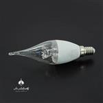 لامپ مودی 7 وات سرپیچ E14 شمعی مدل اشکی – natural ( نور طبیعی )شفاف LED