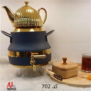 کتری قوری سوما ۶ لیتر سیلور/طلایی/سفید «لوازم خانه و اشپزخانه»