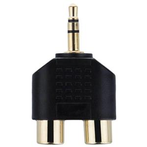 تبدیل 1 به 2 RCA جک 3.5 میلی متری مدل HQP کد MA81