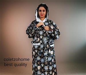 حوله تن پوش زنانه ترک طرح ورساچ 05