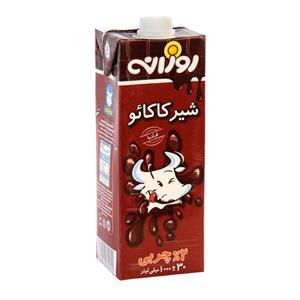 شیر کاکائو استریلیزه کم چرب روزانه 1000 میلی لیتر