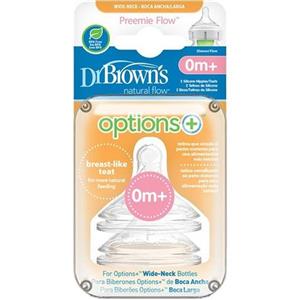 سر شیشه دهانه عریض پلاس عریض دکتر براونز در سایز مختلف Dr Brown’s